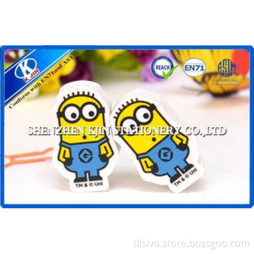 Despicable Me Series Novelty Kids Erasers For Gift , Hot Tr